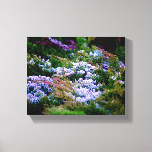 Langley Waterfront Blasse Blumenfotografie Leinwanddruck