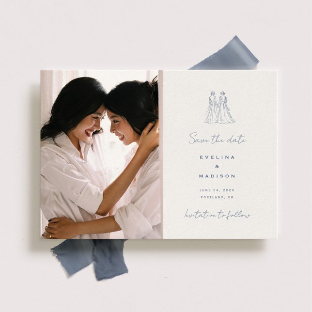 Langley Wedding Two Brides Save The Date (Von Creator hochgeladen)