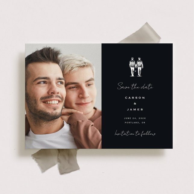 Langley Wedding Two Grooms Save The Date (Von Creator hochgeladen)