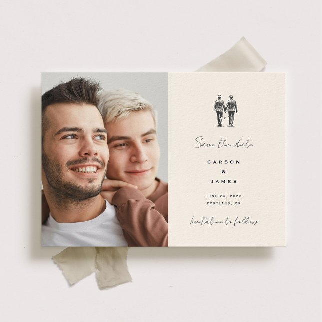 Langley Wedding Two Grooms Save The Date (Von Creator hochgeladen)