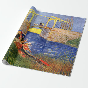 Langlois Bridge bei Arles von Vincent van Gogh Geschenkpapier