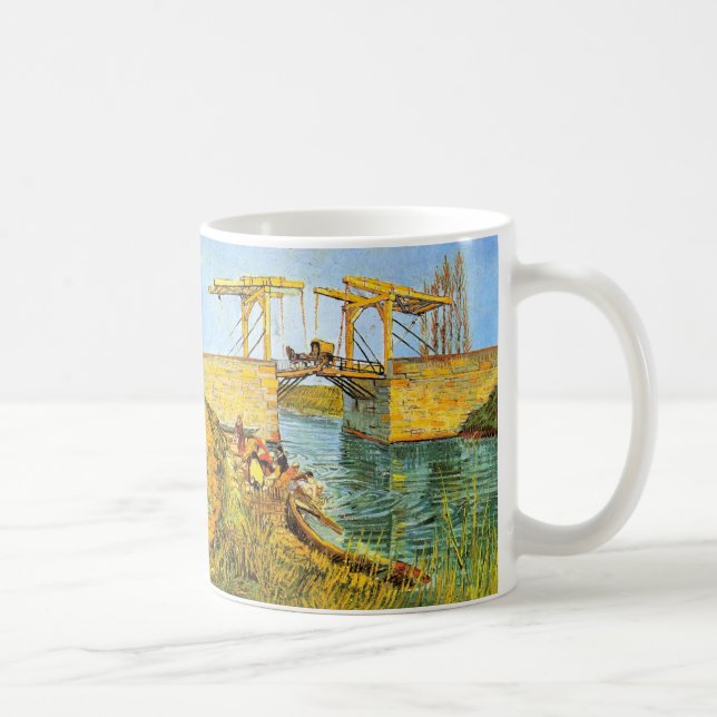 Langlois Bridge bei Arles von Vincent van Gogh Kaffeetasse (Rechts)
