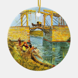 Langlois Bridge bei Arles von Vincent van Gogh Keramikornament