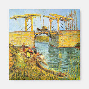 Langlois Bridge bei Arles von Vincent van Gogh Magnet