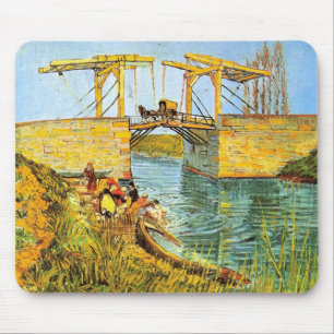 Langlois Bridge bei Arles von Vincent van Gogh Mousepad