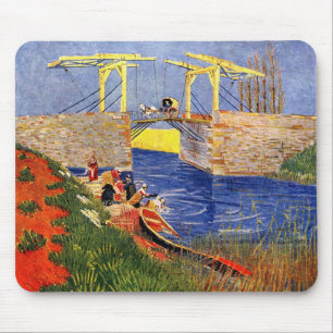 Langlois Bridge bei Arles von Vincent van Gogh Mousepad