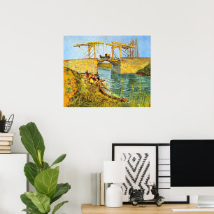 Langlois Bridge bei Arles von Vincent van Gogh Poster