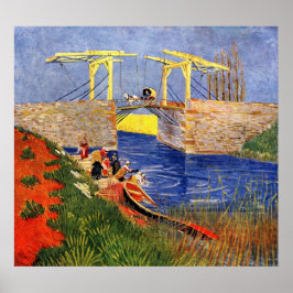 Langlois Bridge bei Arles von Vincent van Gogh Poster