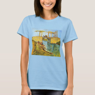 Langlois Bridge bei Arles von Vincent van Gogh T-Shirt