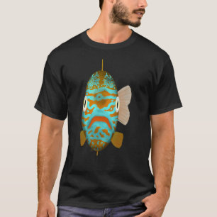 Langohr-Sonnenbarsch - Fischkopf T-Shirt