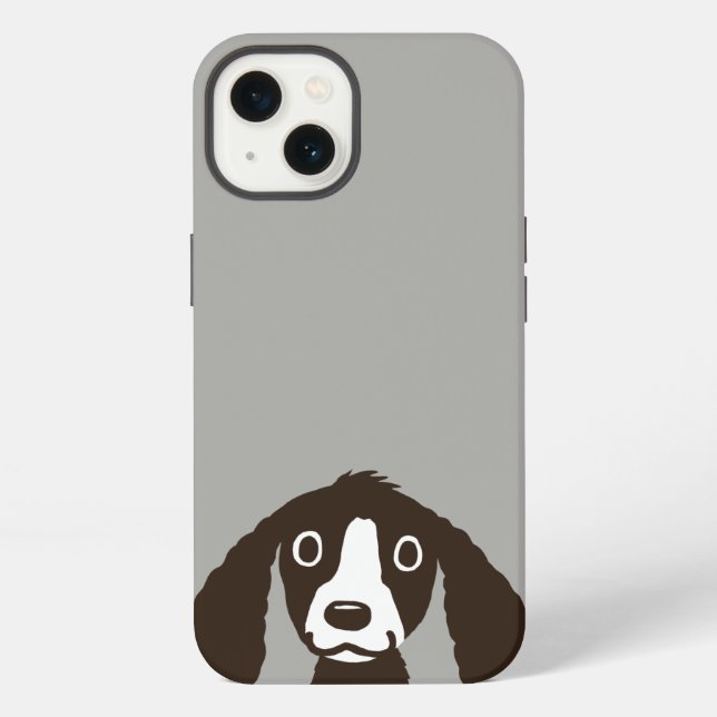 Langohrhund Niedlich Spanisch iPhone Hülle (Rückseite)