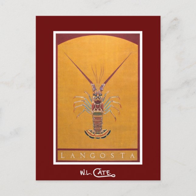 Langosta Postkarten (Vorderseite)