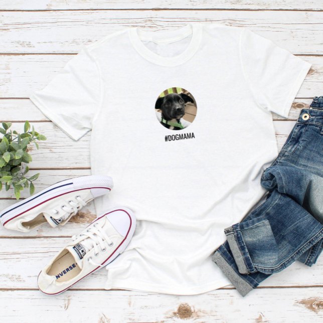 Längs-Lover-Foto-Kreis und Text T-Shirt (Von Creator hochgeladen)