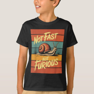 Langsam, aber lustig im Schneckentempo Lustiger Re T-Shirt