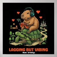 Langsam aber vibrierend lustige Capybara- und Schi