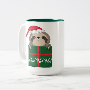 Langsam! Ho! Ho! Trägheit Zweifarbige Tasse