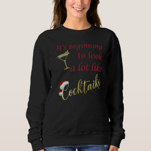 Langsam sieht es aus wie Cocktails trinken Sweatshirt