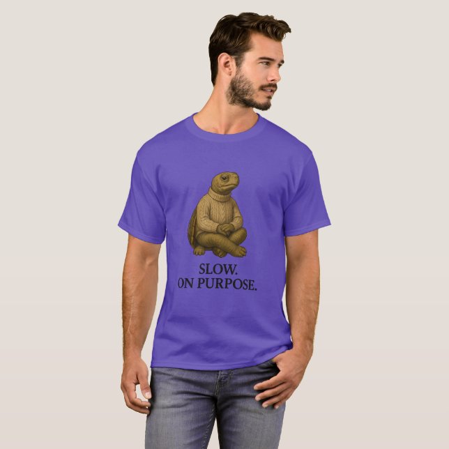 LANGSAM. T-Shirt (Vorne ganz)