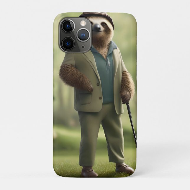 "Langsam und stetig: Ein Schlitten, der zum Golf v Case-Mate iPhone Hülle (Rückseite)