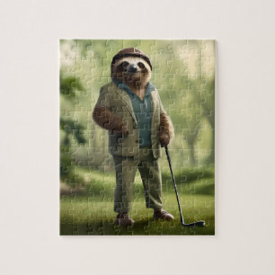 "Langsam und stetig: Ein Schlitten, der zum Golf v Puzzle