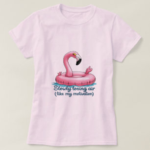 Langsam verlustende Luft (wie meine Motivation T-Shirt