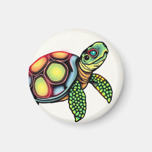 Langsame aber legendäre Schildkröte Magnet