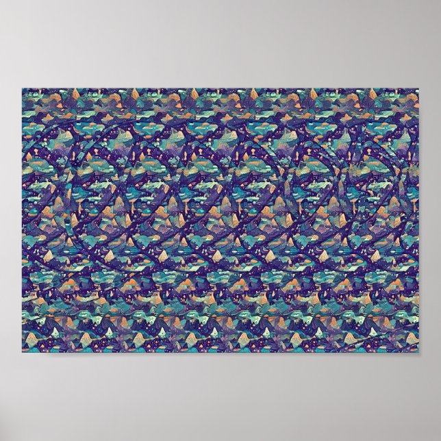 Langsame Lieferung - Versteckter 3D-Druck Poster (Vorne)