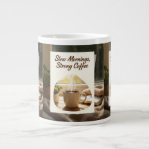 Langsame Morgenstunden Starker Kaffee Cozy Morning