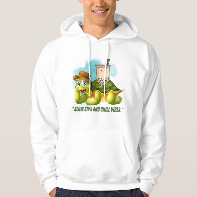 LANGSAME SIPPEN UND KINDERVIBEN HOODIE (Vorderseite)