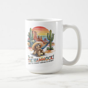 Langsame Stetige Renten-Vibes Wüsten-Sonnenunterga Kaffeetasse