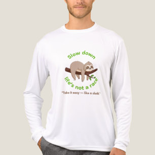 langsamer - glattes grafisches T-Shirt und Geschen Tri-Blend Shirt