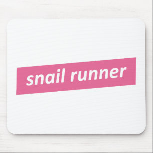 Langsamer Läufer. Snail Runner Mousepad