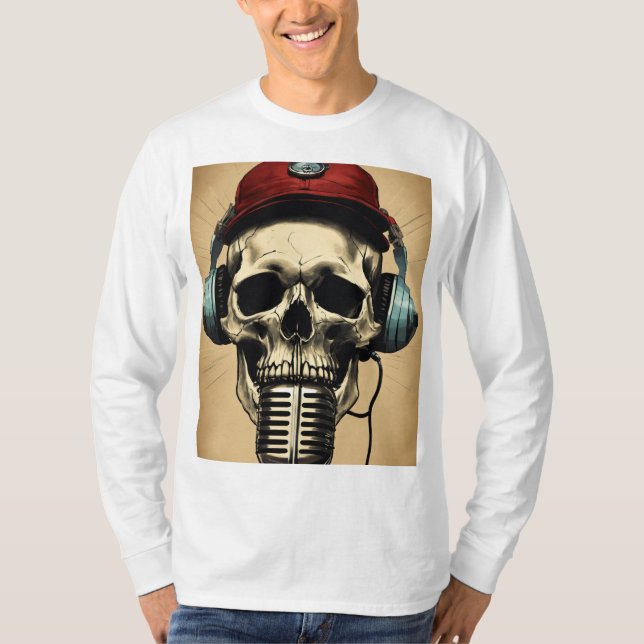 Langsamer T - Shirt mit Mikrofon (Vorderseite)