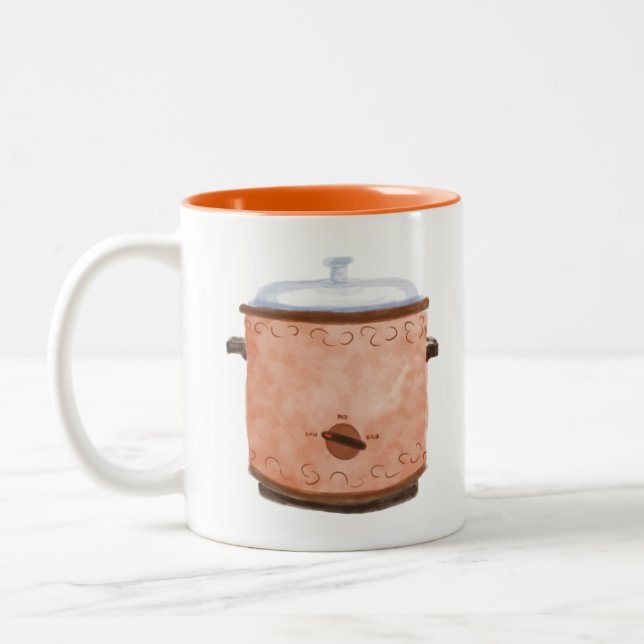 Langsamer Tasse Orange (Links)
