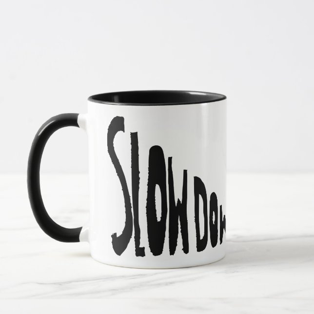 Langsamer werden tasse (Links)