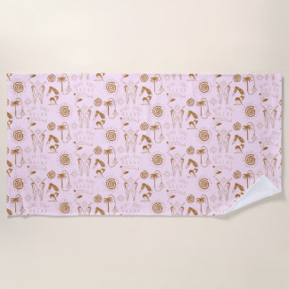 Langsames Design Co Yoga Beach Handtuch