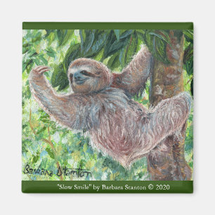 "Langsames Lächeln" Magnet