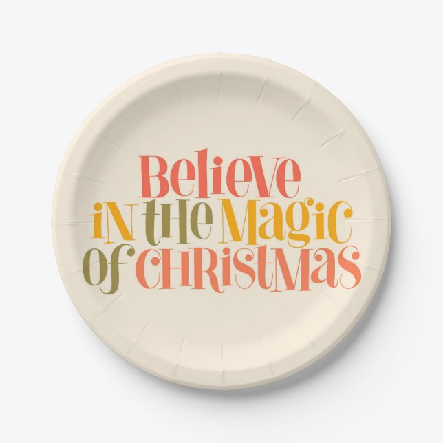 Langsames Lifestyle Design Pappteller (Vorderseite)