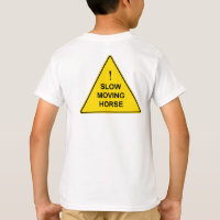 "Langsames sich bewegendes Pferd" Funny Yellow War