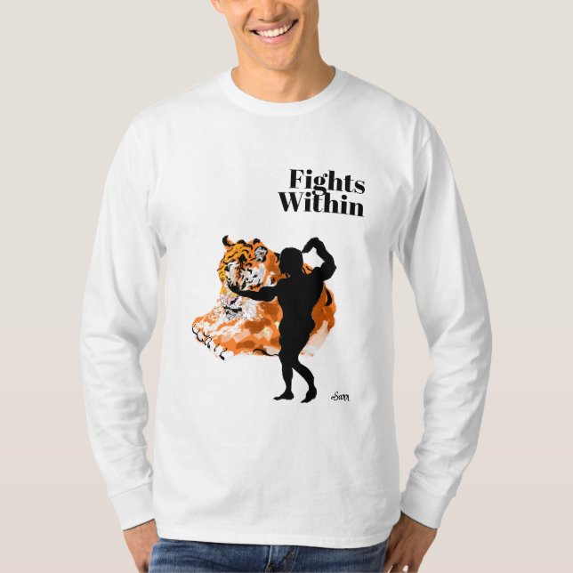 Langschläfer-T - Shirt : Flüge innerhalb der Grenz (Vorderseite)