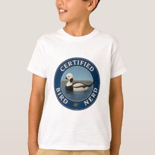 Langschwanzente Vintage-Abzeichen T-Shirt