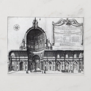 Längsquerschnitt des St. Peter's Postkarte