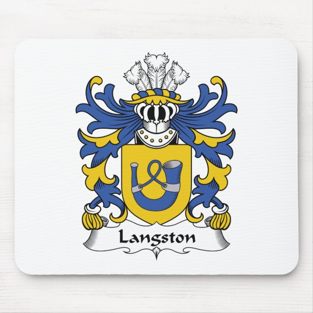 Langston Familienwappen Mousepad (Vorne)