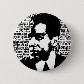 Langston Hughes-Knopf Button