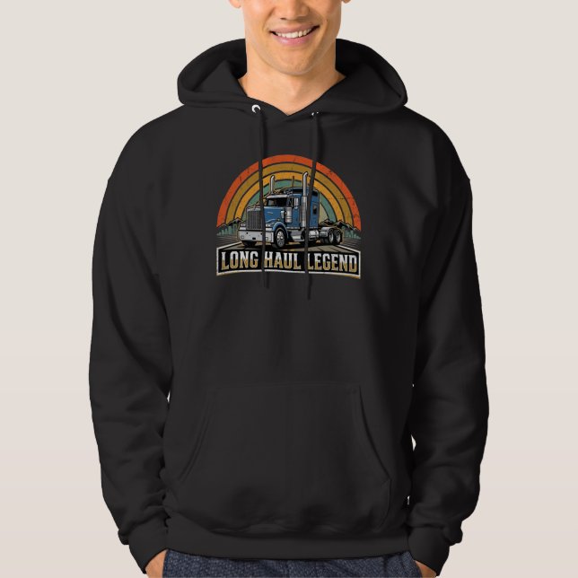 Langstrecken-Legende LKW-Fahrer Hoodie (Vorderseite)