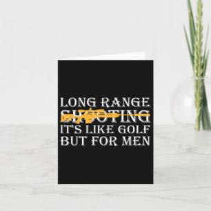 Langstrecken-Shooting ist es wie Golf, aber für Mä Karte
