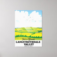 Langstrothdale tal Yorkshire Dales