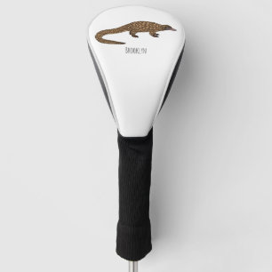 Langtailed Pangolin Cartoon Golf Headcover
