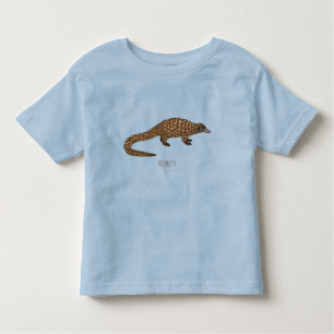Langtailed Pangolin Cartoon Kleinkind T-shirt