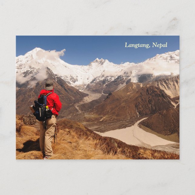 Langtang Mountains Postkarte (Vorderseite)